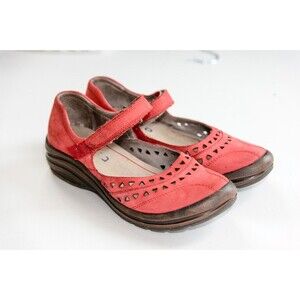 Bionica Matia Red Nubuck suede leather Mary Jane Shoes 9M